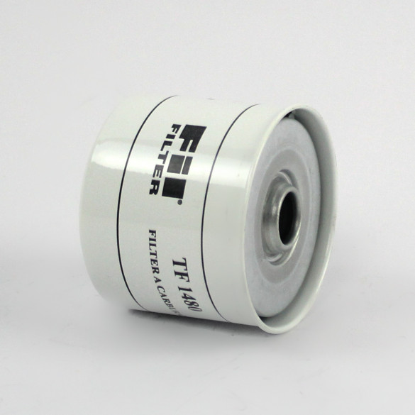 Holm F40-0236-HOL White Cylindrical Replacement Fuel Filter Cartridge Top