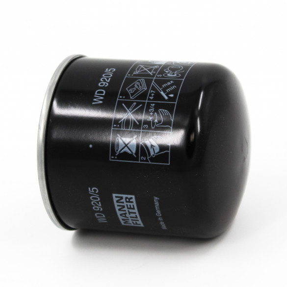 Bottom View of Holm Spin On Hydraulic Filter Replaces Mann Hummel WD920/5 (H10-0013-HOL)